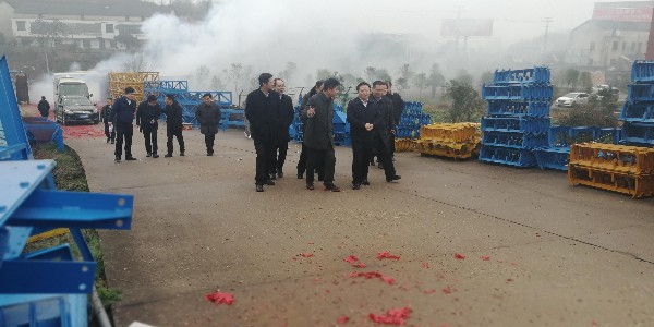 衡阳县县委书记新年走访慰问双雁公司